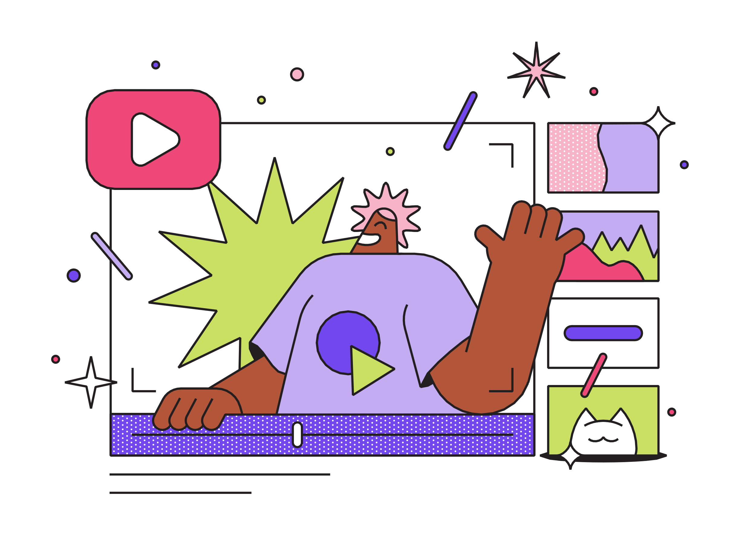 Video blogger and influencer
